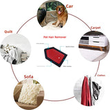 Lintless Pet Hair Remover — Deep Carpet & Upholstery Rake